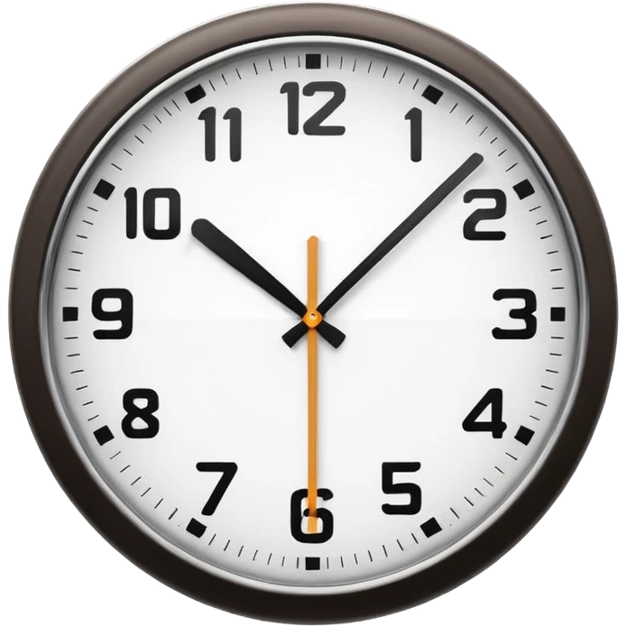 mac os icon clock braun emoji