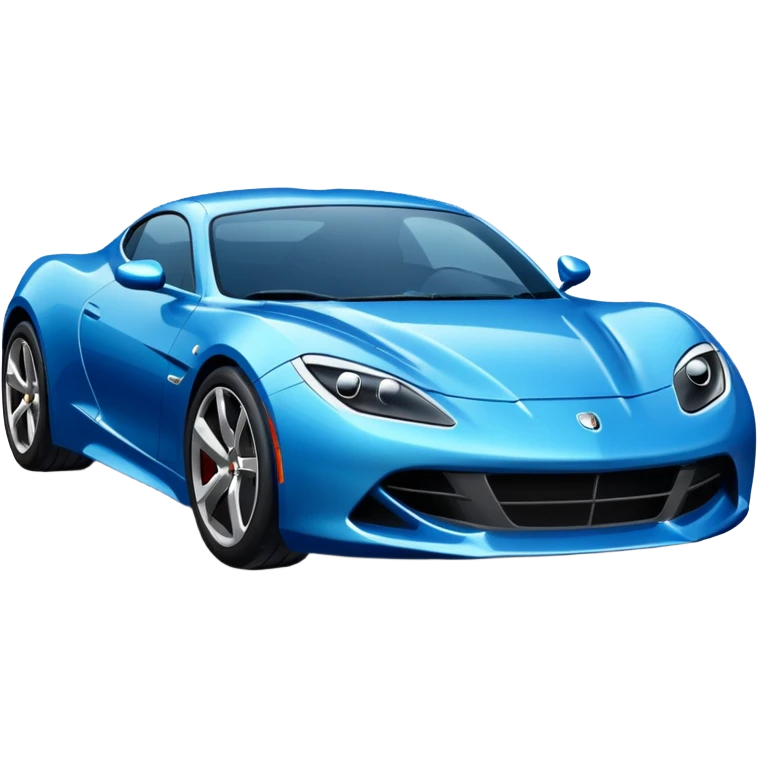 blue sports car emoji