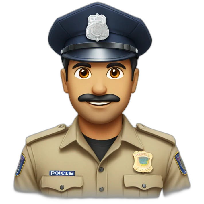 Gujarat police  emoji