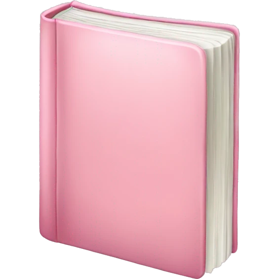 Light pink book  emoji