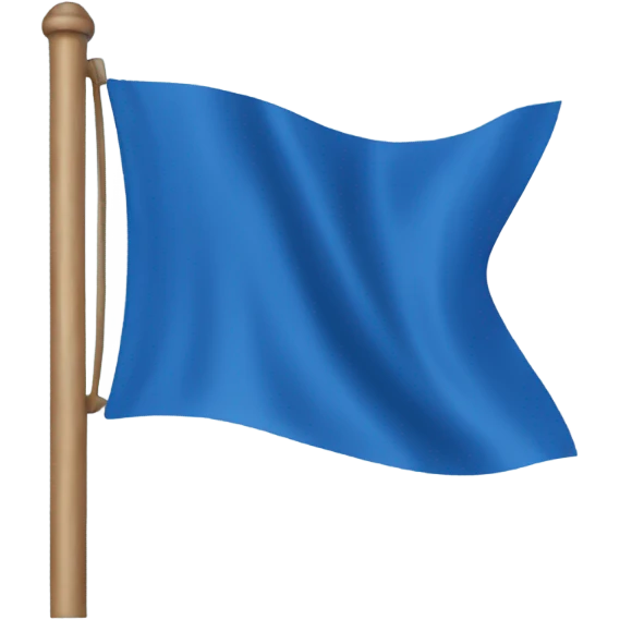blue flag emoji