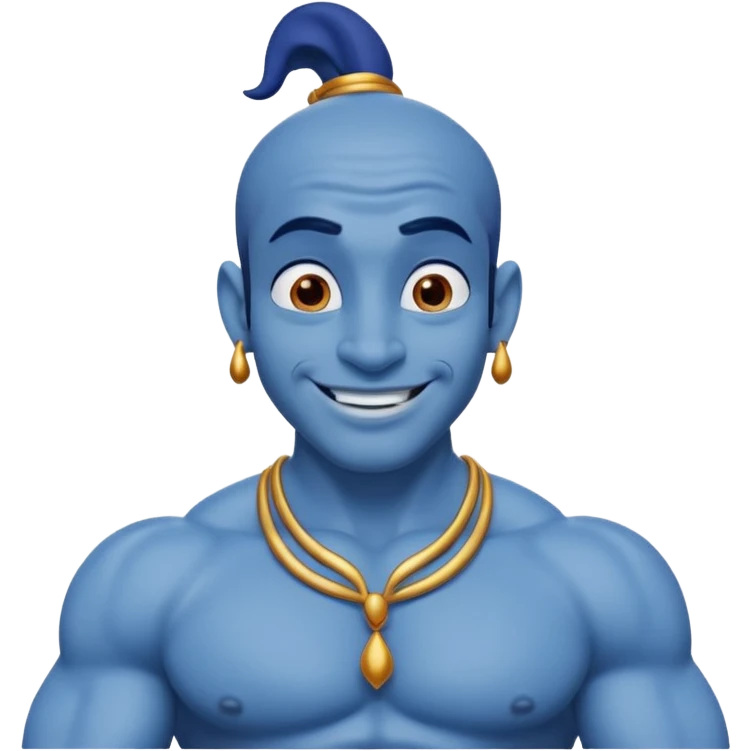 The genie from the cartoon Aladdin
 emoji