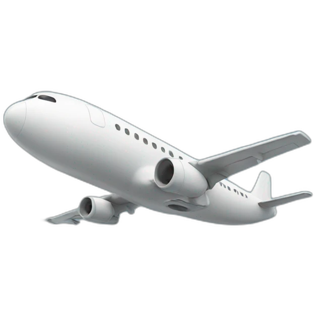 airplane with clouds emoji