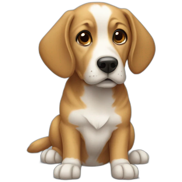 Chien sur cien emoji