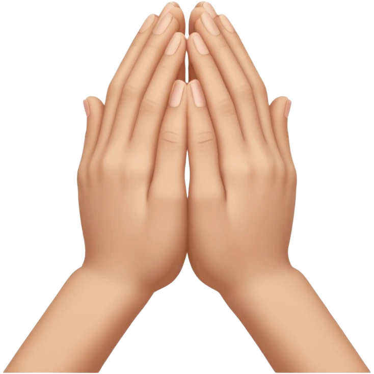 2 hands prayer emoji