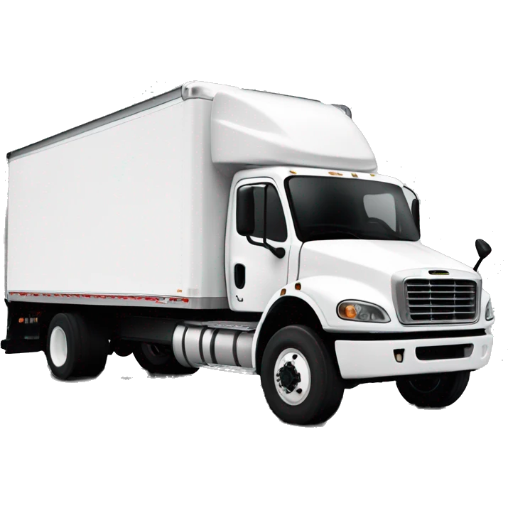 Side view Freightliner 20ft. Snap-on Tool Truck emoji