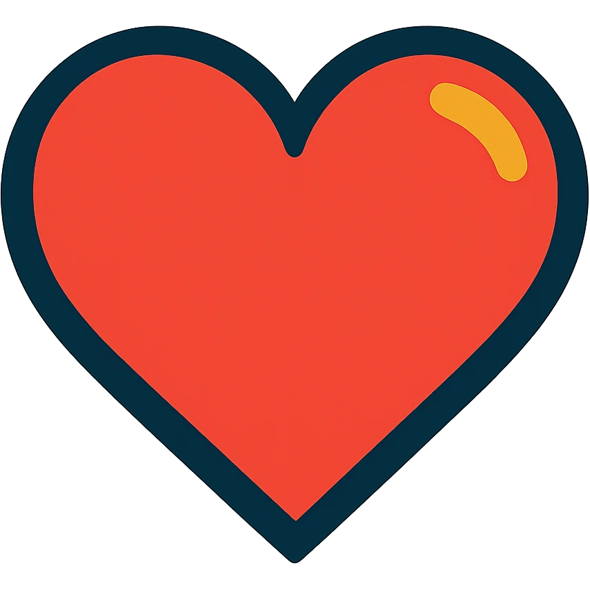 heart symbol representing love emoji