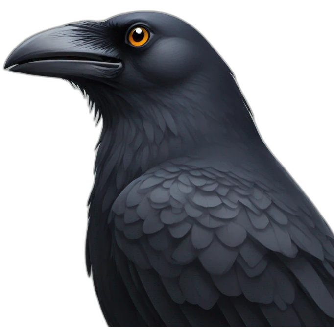 Crow emoji