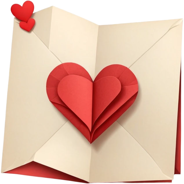 I miss you note with heart  emoji