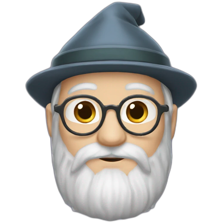 albus dumbledore with a cap emoji