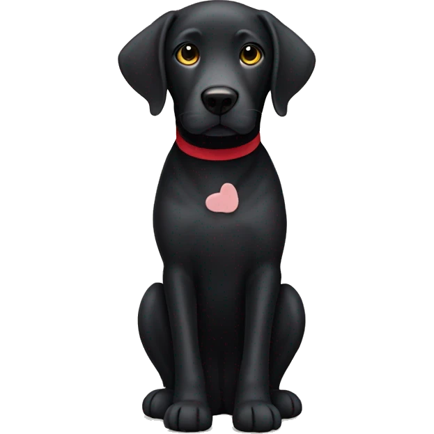 Black Lab wearing socks emoji