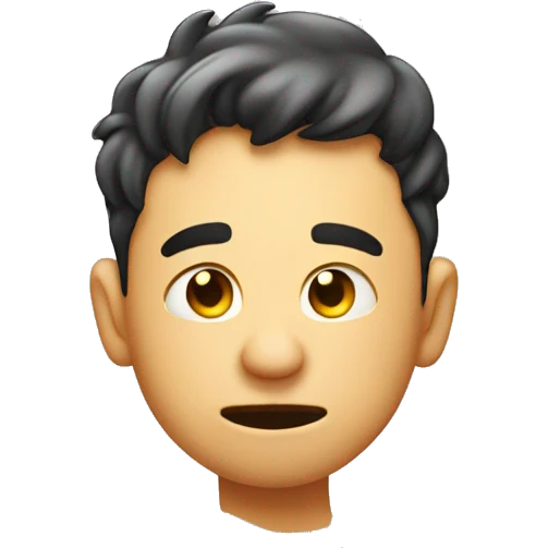boy with fart coming out of his behind emoji