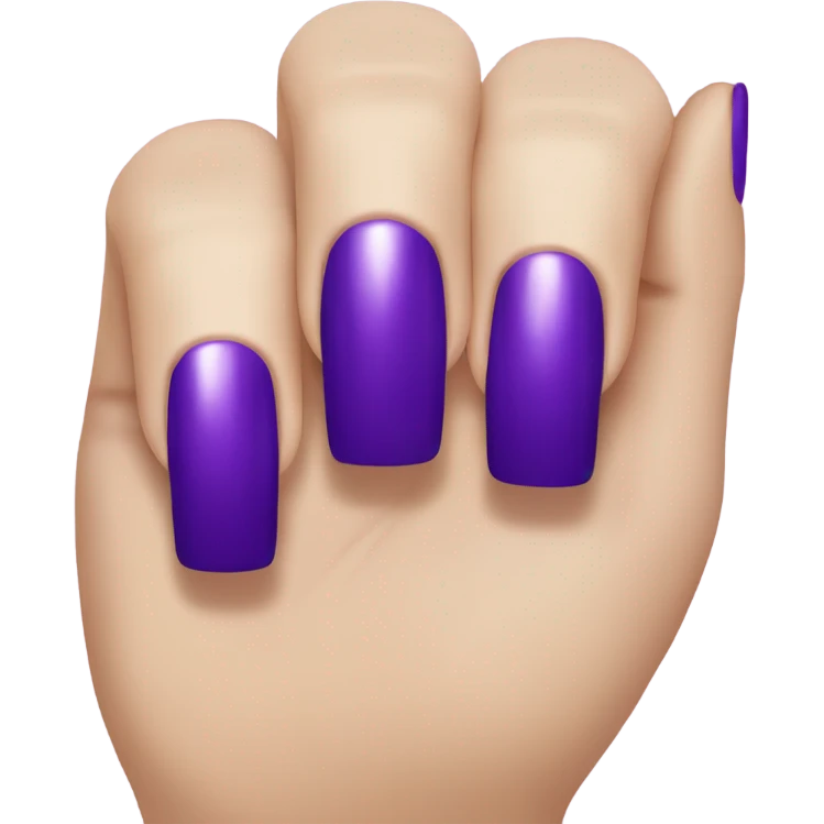 perple nail polish emoji