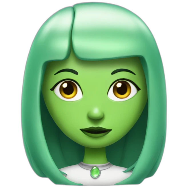 Miss alien emoji