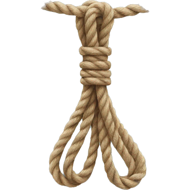 Hanging rope emoji