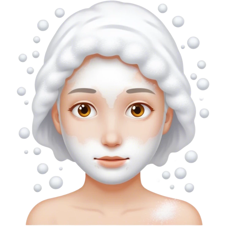 Person with white powder emoji