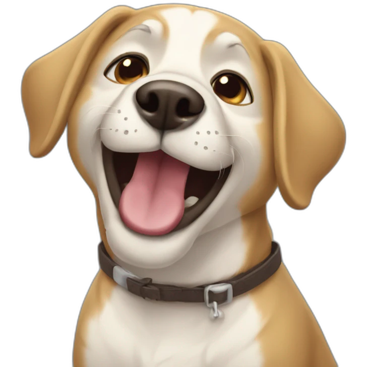 Perro Riendo emoji