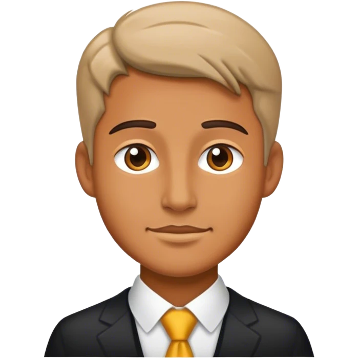 A rich man emoji