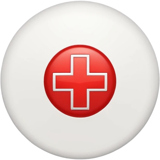 Create a red cross emoji