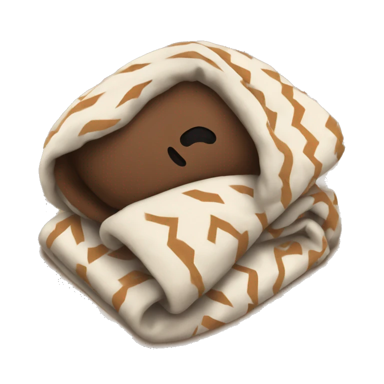cozy blanket  emoji
