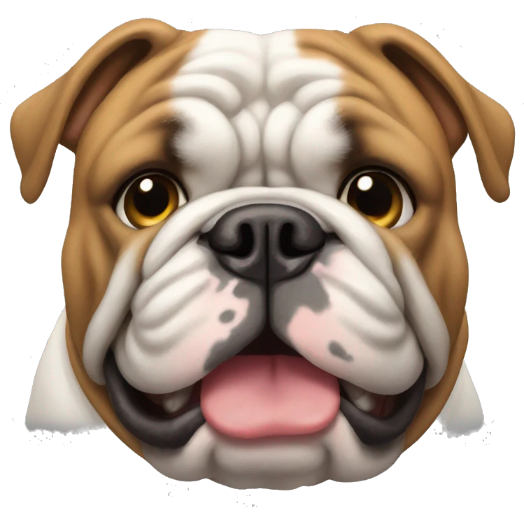 English bulldog  emoji