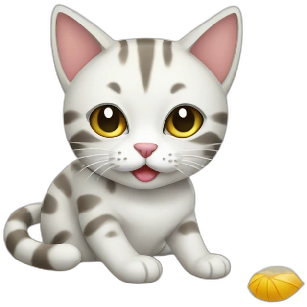 cat at the beach emoji