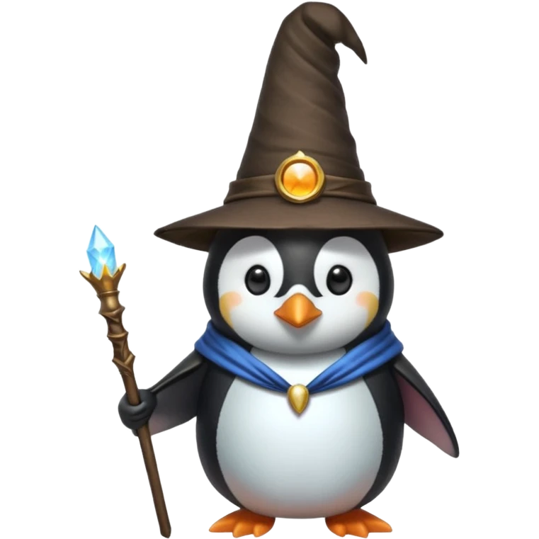 Penguin Wizard emoji