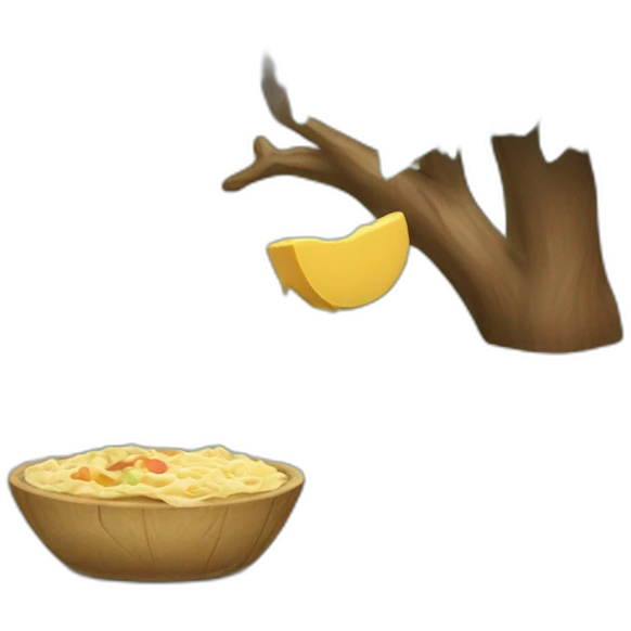 gato comiendo un arbol emoji