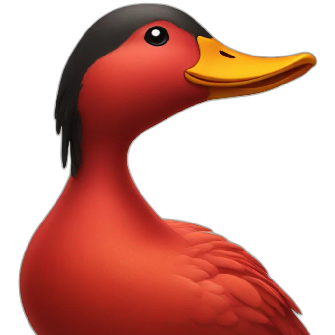 red duck emoji