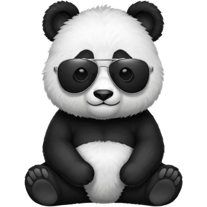 Panda with sunglasses  emoji