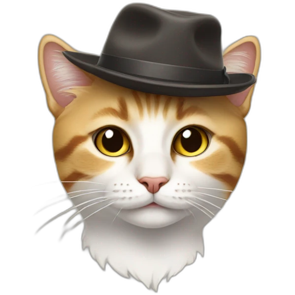 cat with a hat emoji
