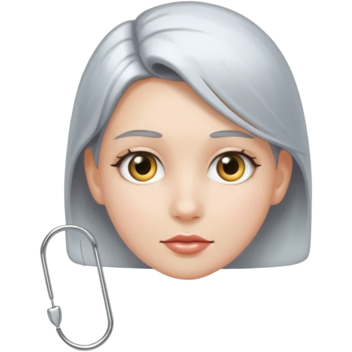 girls safety pin emoji