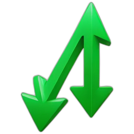 ARROW up and down MONEY emoji