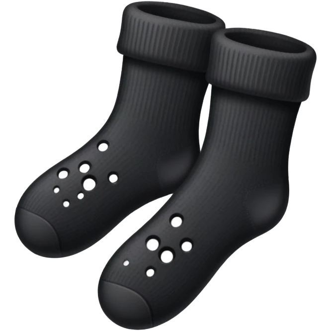 Smelly Black Sock emoji