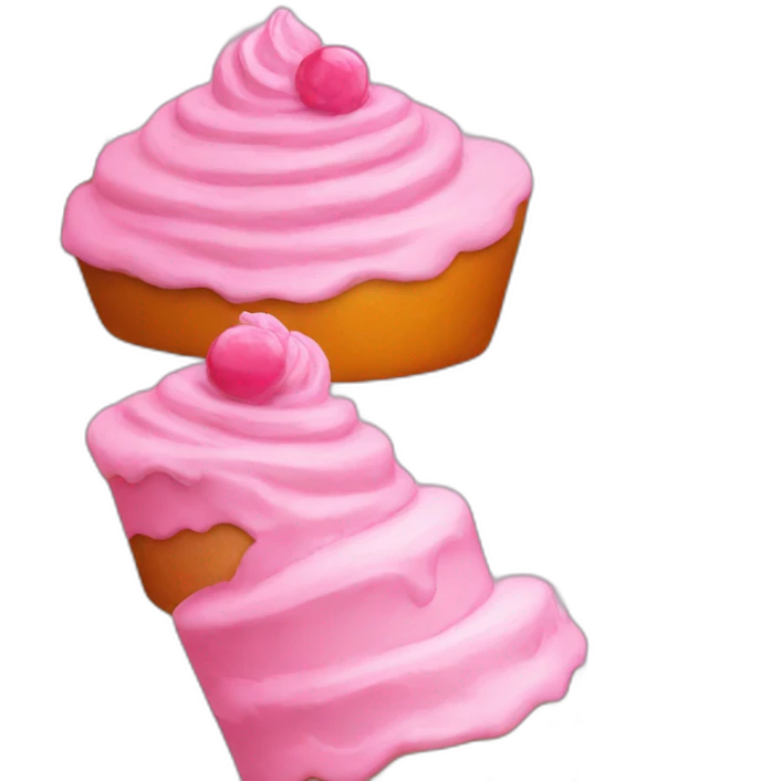 Pink-cake emoji