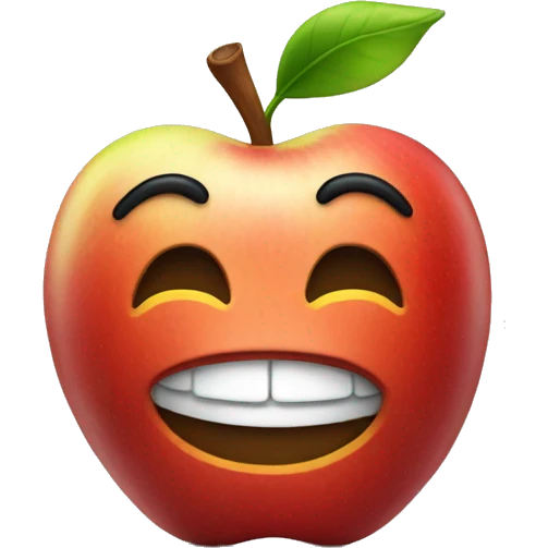 apple wearing nyc shirt emoji