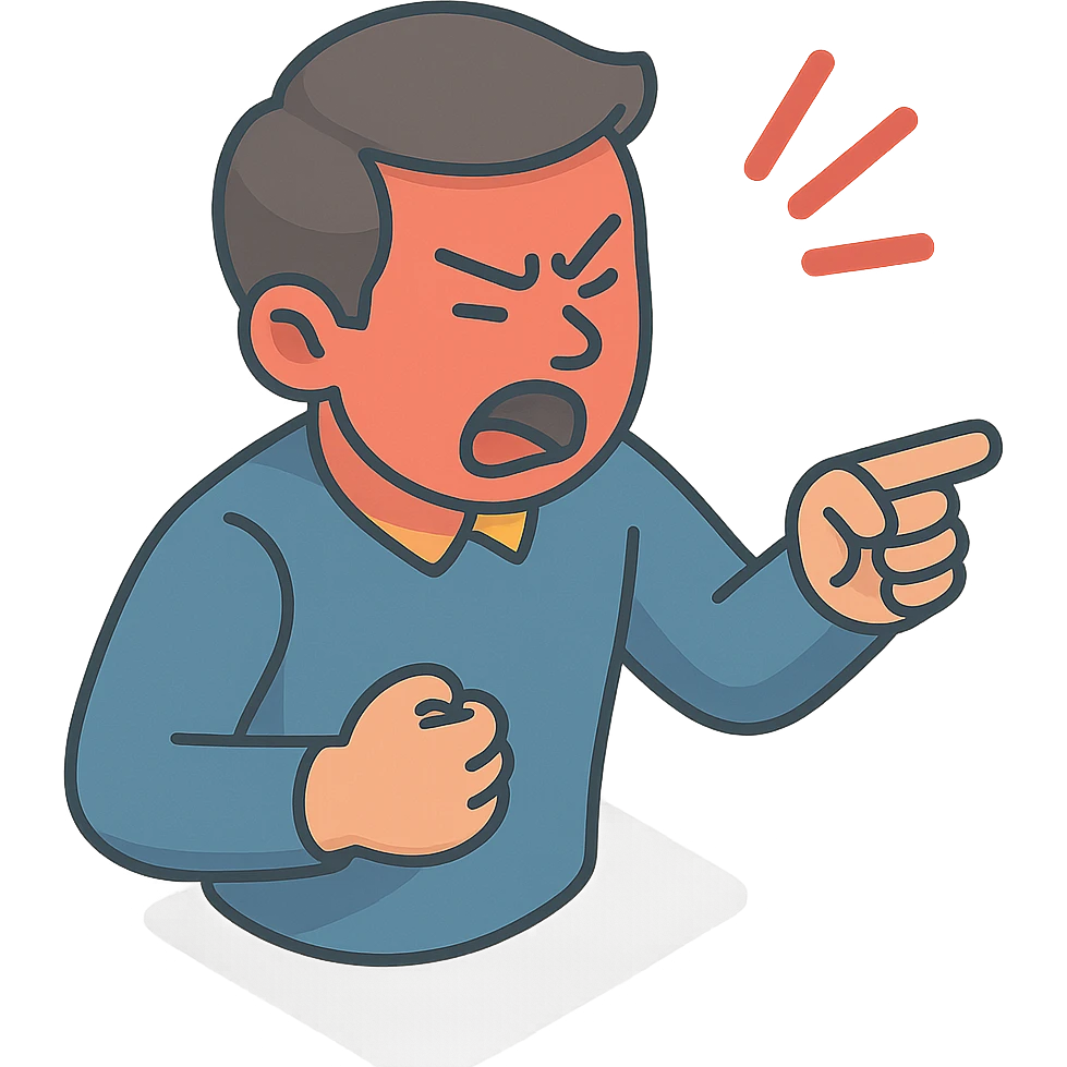 человек ругается emoji