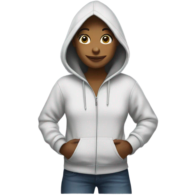 Susie wearing hoodie emoji
