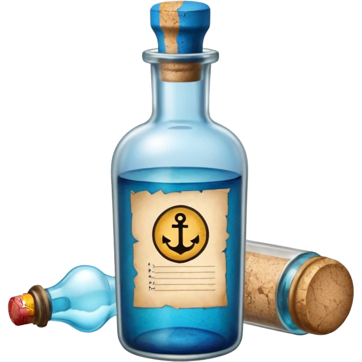 Message letter in Bottle emoji
