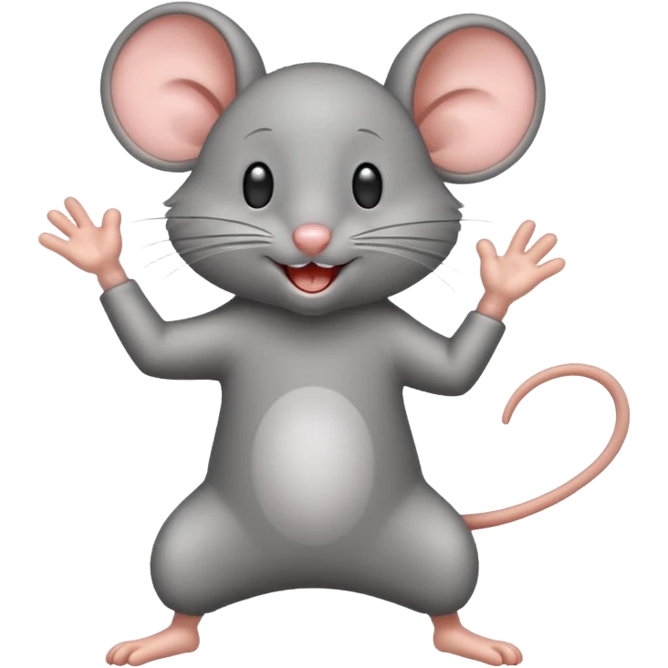 Mouse dancing emoji