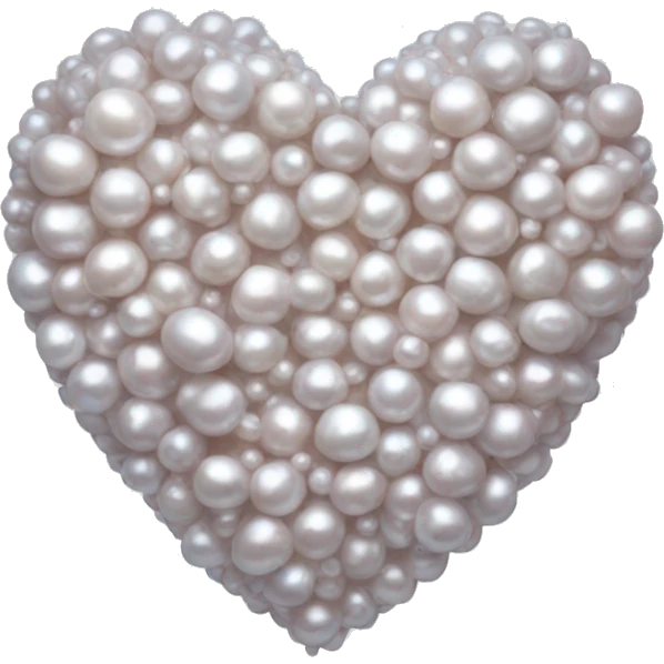 pearl heart emoji