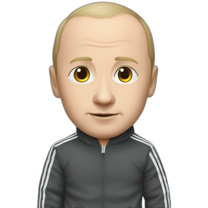 Miniature putin in a tracksuit emoji