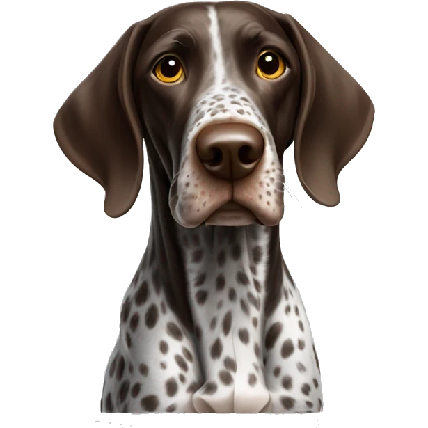German shorthaired pointer emoji