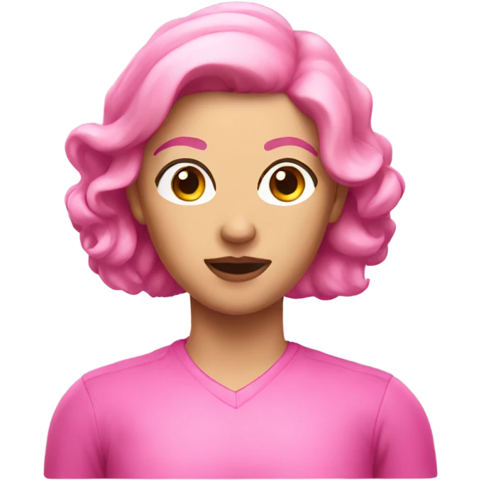 Pink siren emoji