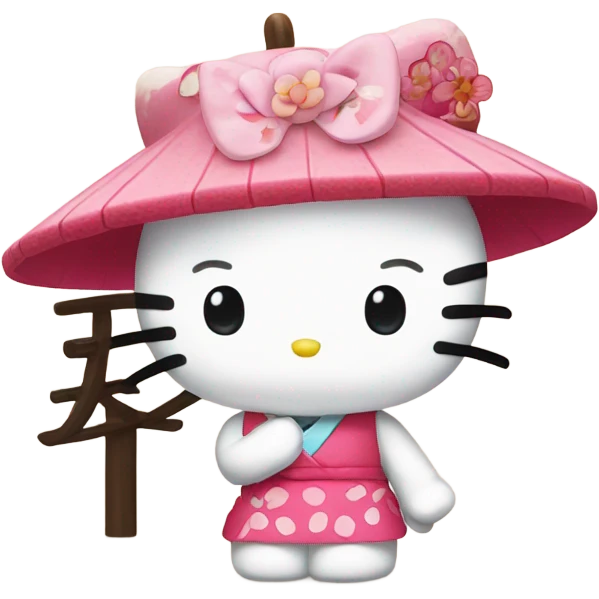 Hello kitty in Japan emoji
