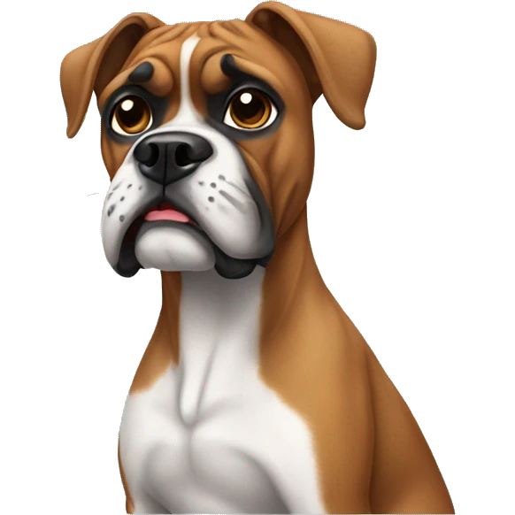 Boxer dog emoji