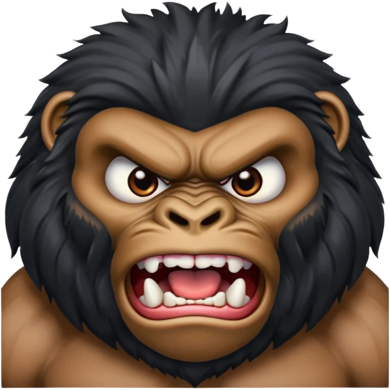 angry gorilla emoji