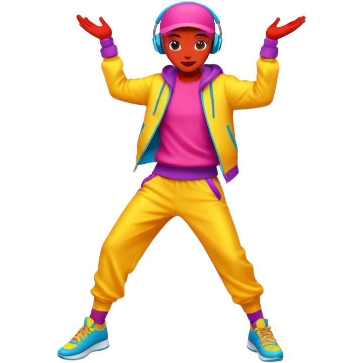 Techno dance emoji