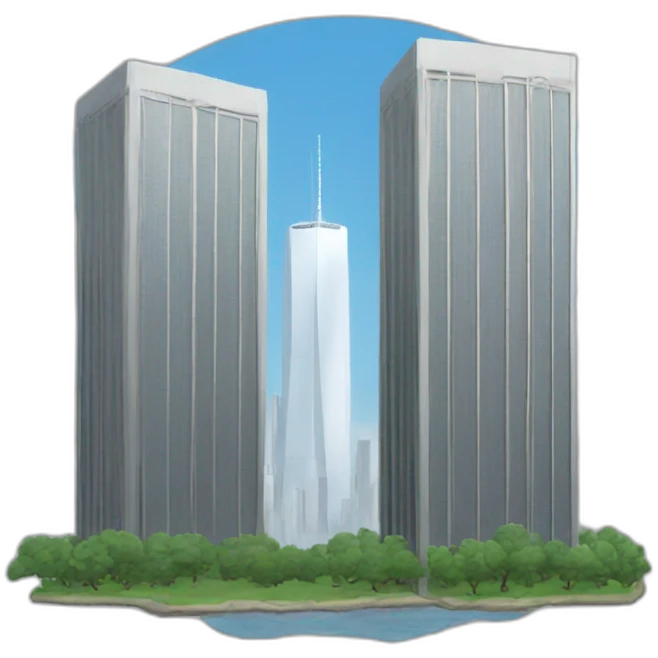 twin tower emoji