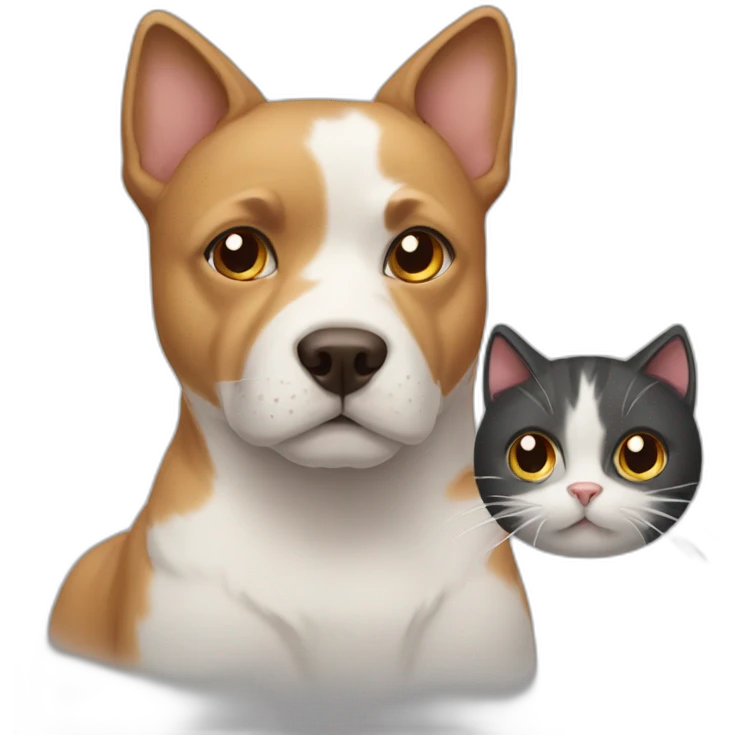 Cat+dog emoji